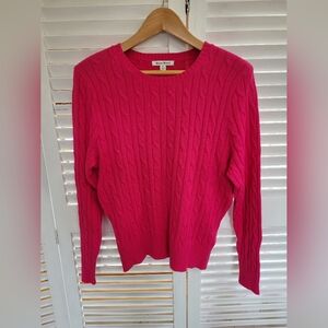 Studio Works Women's Cable Knit Sweater Size XL
